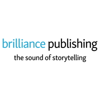Logo of Brilliance Publishing with the tagline "the sound of storytelling."