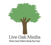 Logo of Live Oak Media featuring a green tree and company slogan.