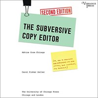 THE SUBVERSIVE COPY EDITOR THE SUBVERSIVE COPY EDITOR